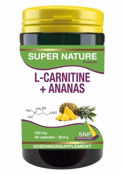 SNP L-Carnitine ananas 450mg 60 Capsules