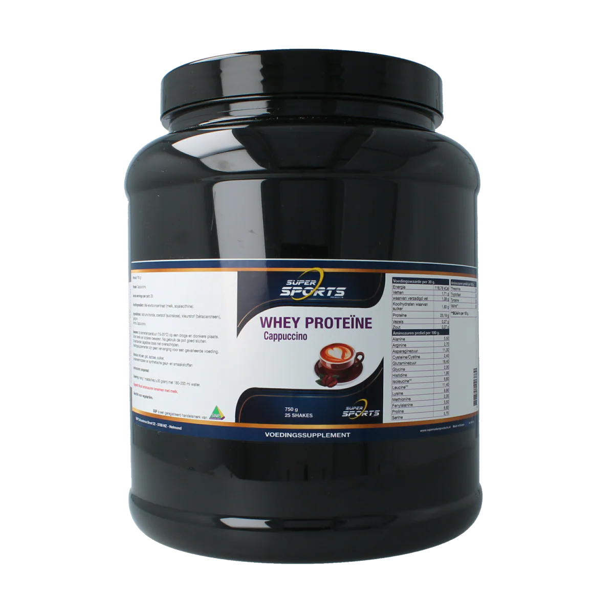 Nutritex Whey proteine cappuccino 750.00 Gram