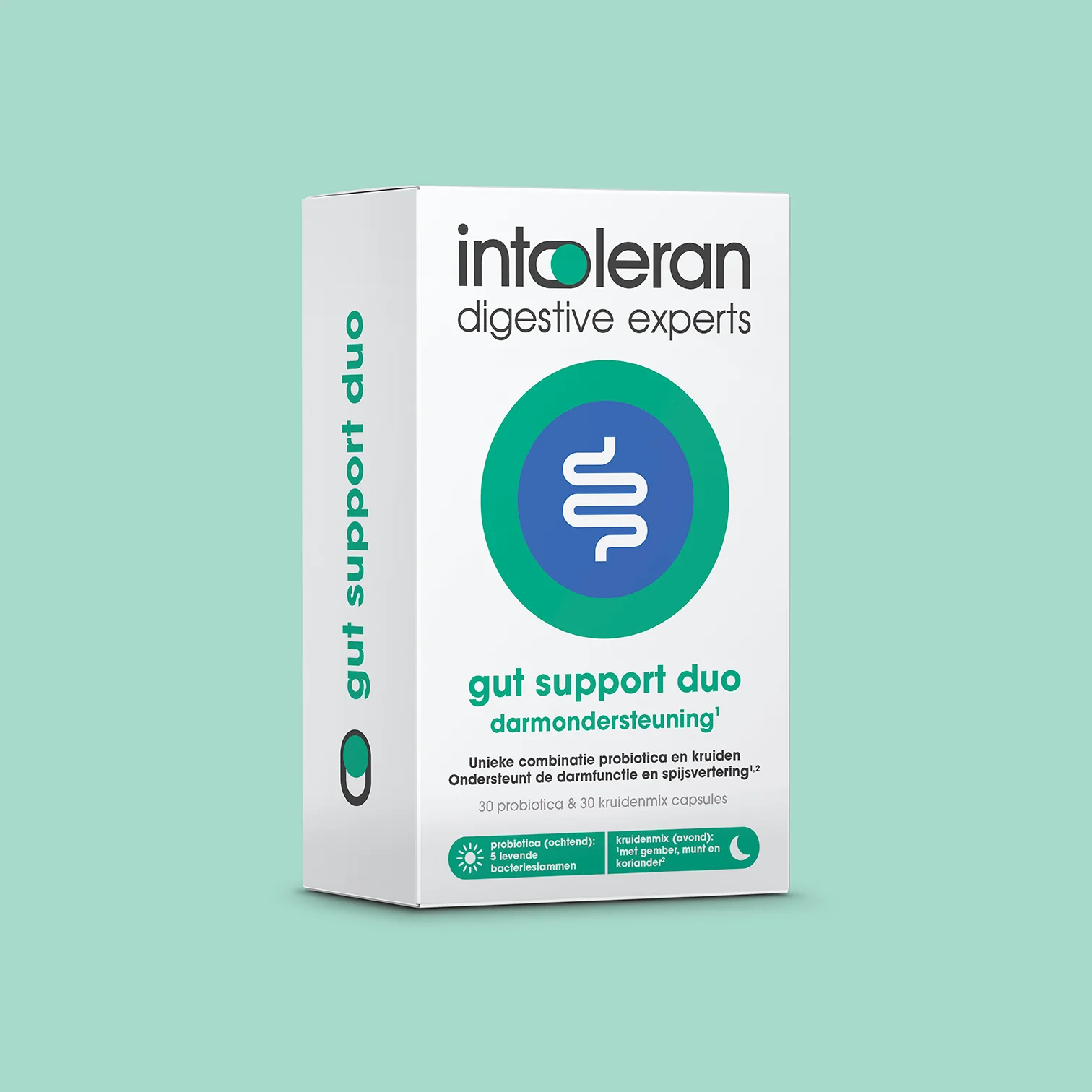 Intoleran Gut support duo 2×30 capsules 60 Capsules