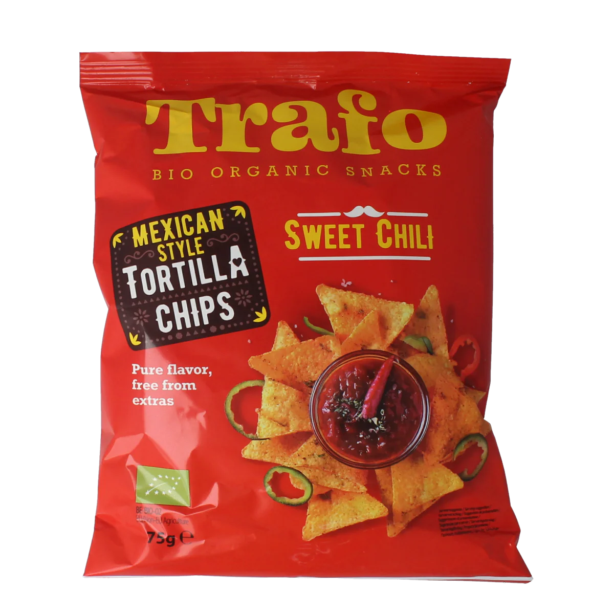 Trafo Tortilla chips chili  bio 75.00 Gram