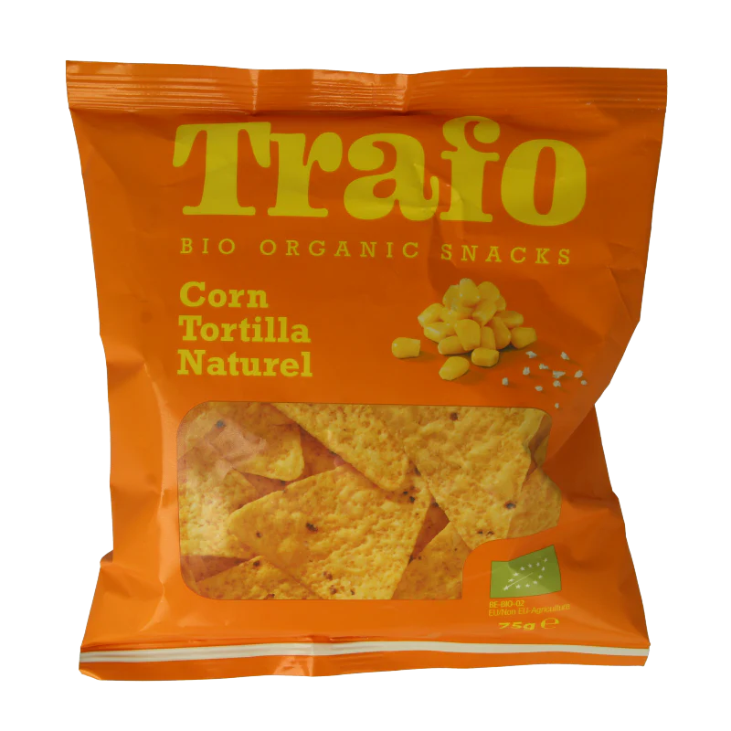 Trafo Tortilla chips naturel bio 75 Gram