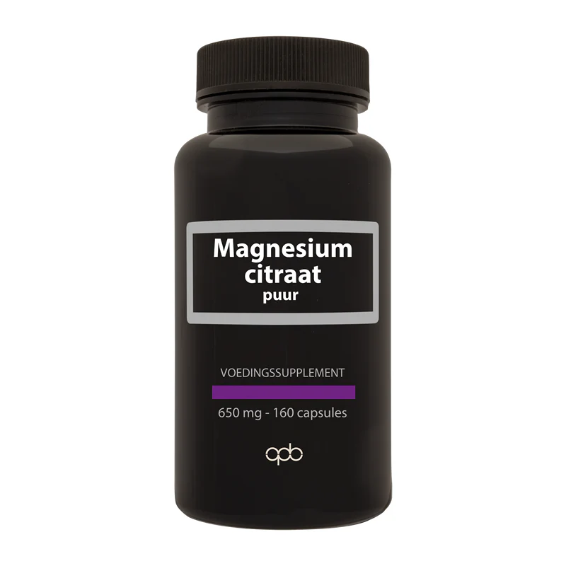 APB Holland Magnesium citraat puur 650mg 160.00 Vegetarische capsules