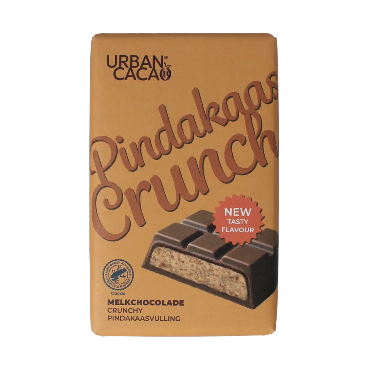 Urban Cacao Pindakaas crunch 140.00 Gram