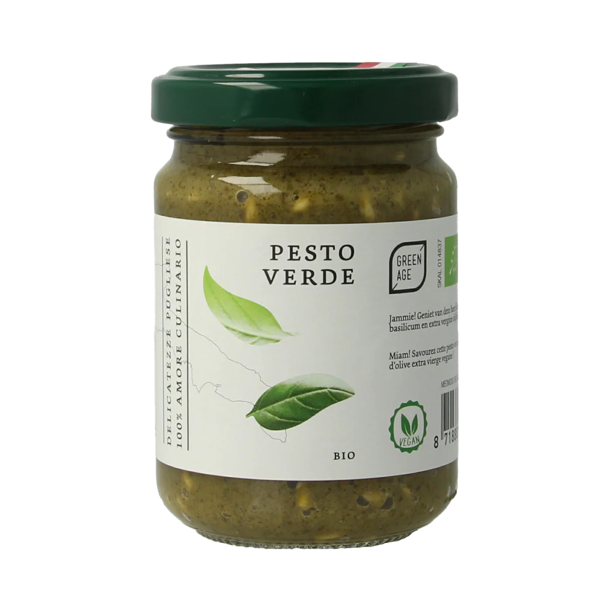 Greenage Groene pesto bio 140.00 Gram