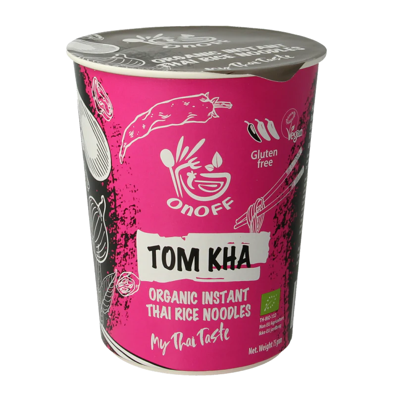 Onoff Instant noodlesoup tom kha bio 75 Gram