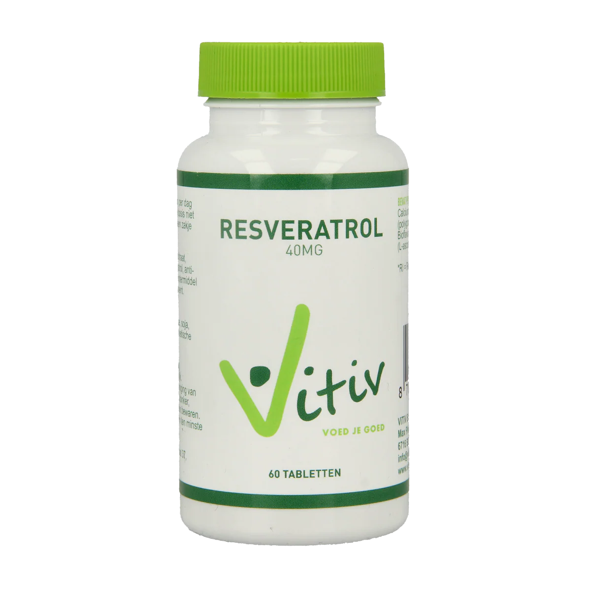 Vitiv Resveratrol 40mg 60.00 Tabletten