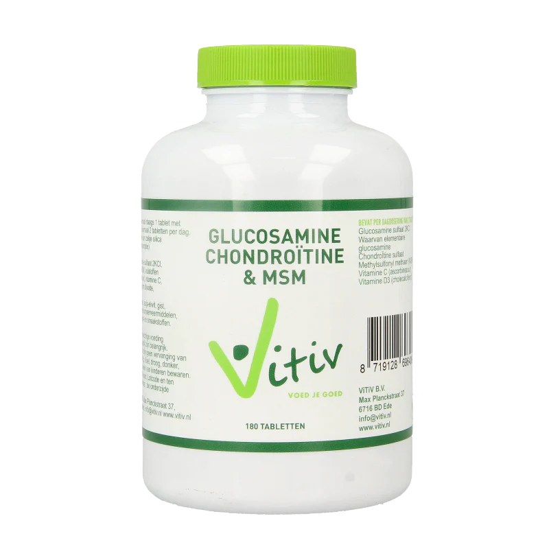 Vitiv Glucosamine chondroitine MSM 180 Tabletten