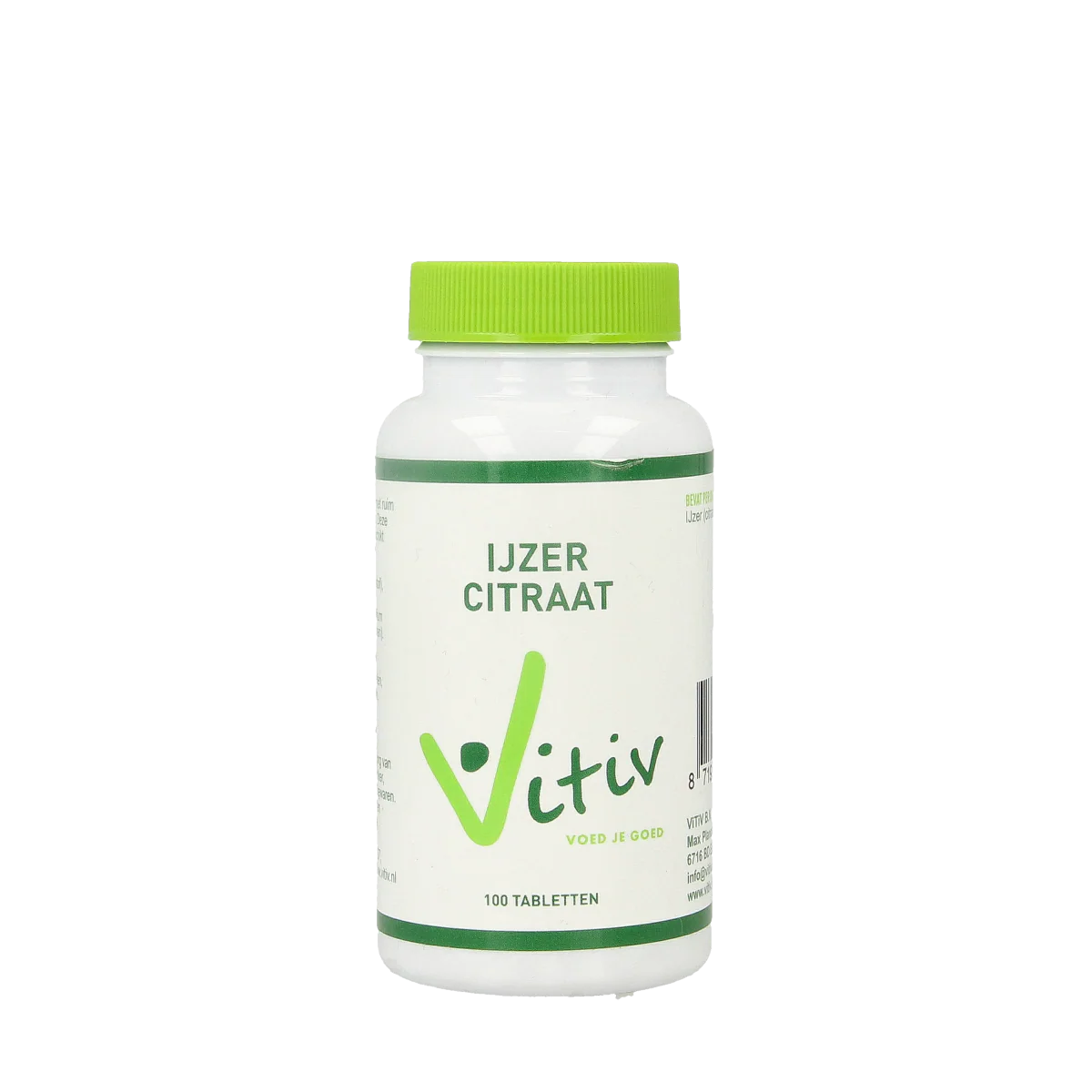 Vitiv IJzer citraat 100.00 Tabletten