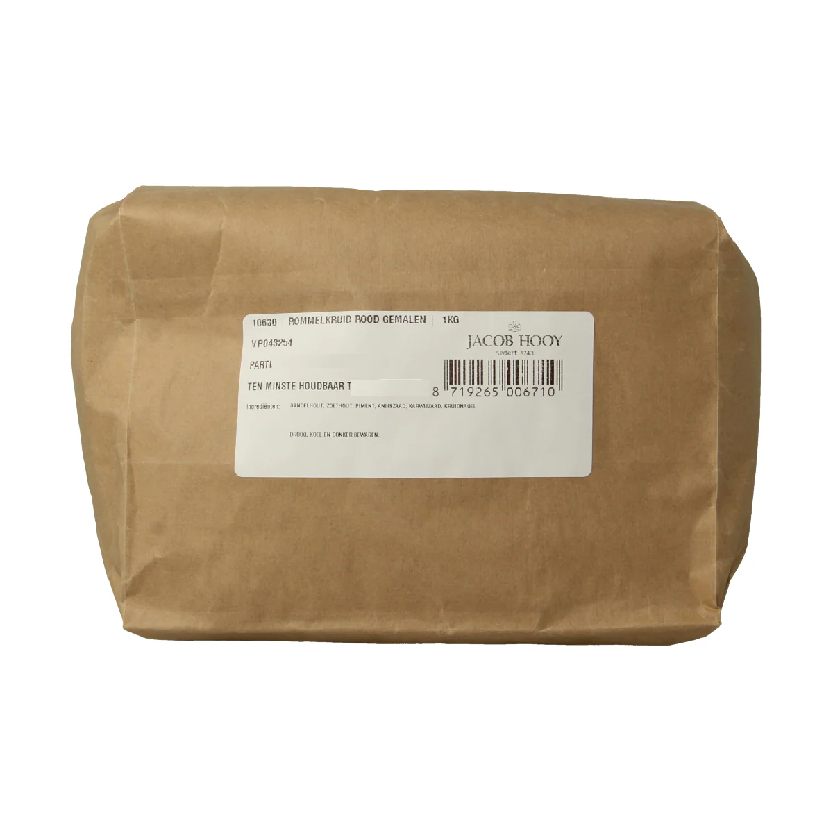 Jacob Hooy Rommelkruid rood 1.00 Kilogram