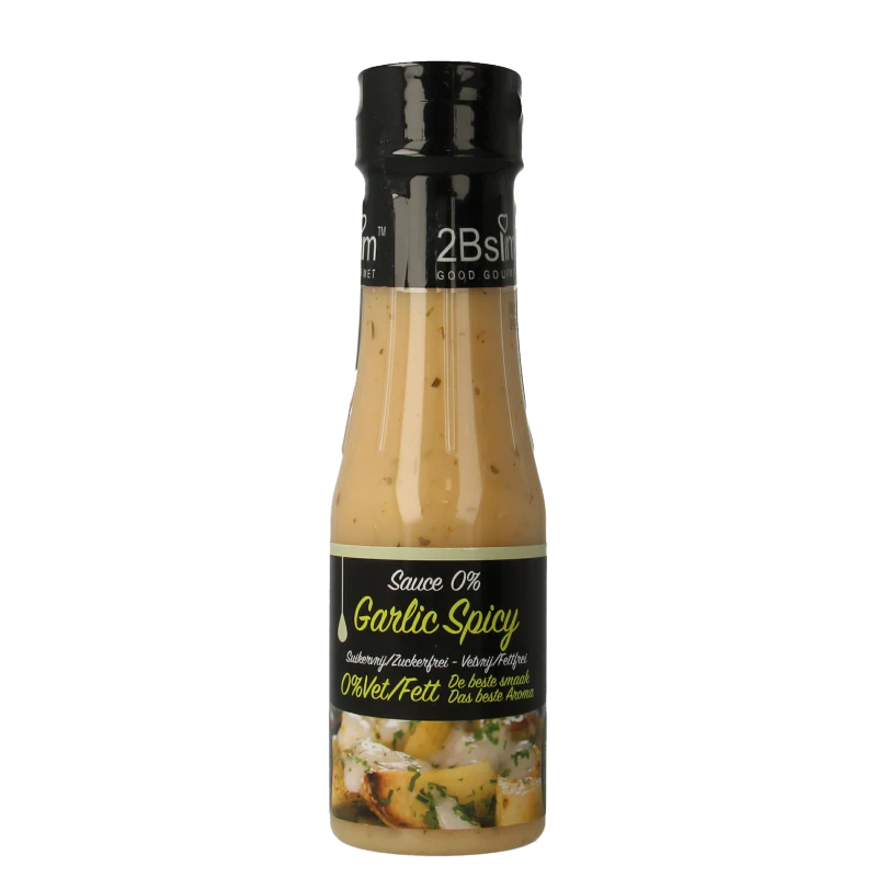 2bslim Knoflooksaus spicy 250 Milliliter