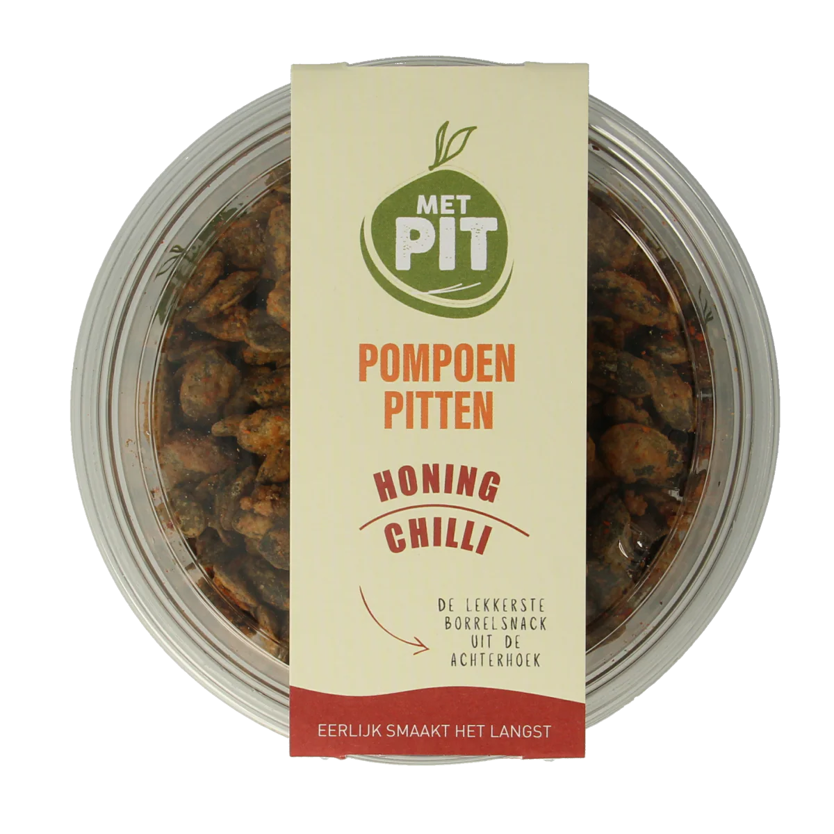 Met PIT Pompoenpitten honing chili 150.00 Gram