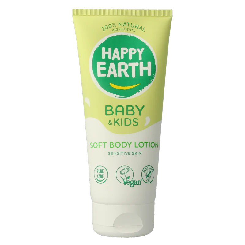 Happy Earth Bodylotion voor baby & kids 200 Milliliter