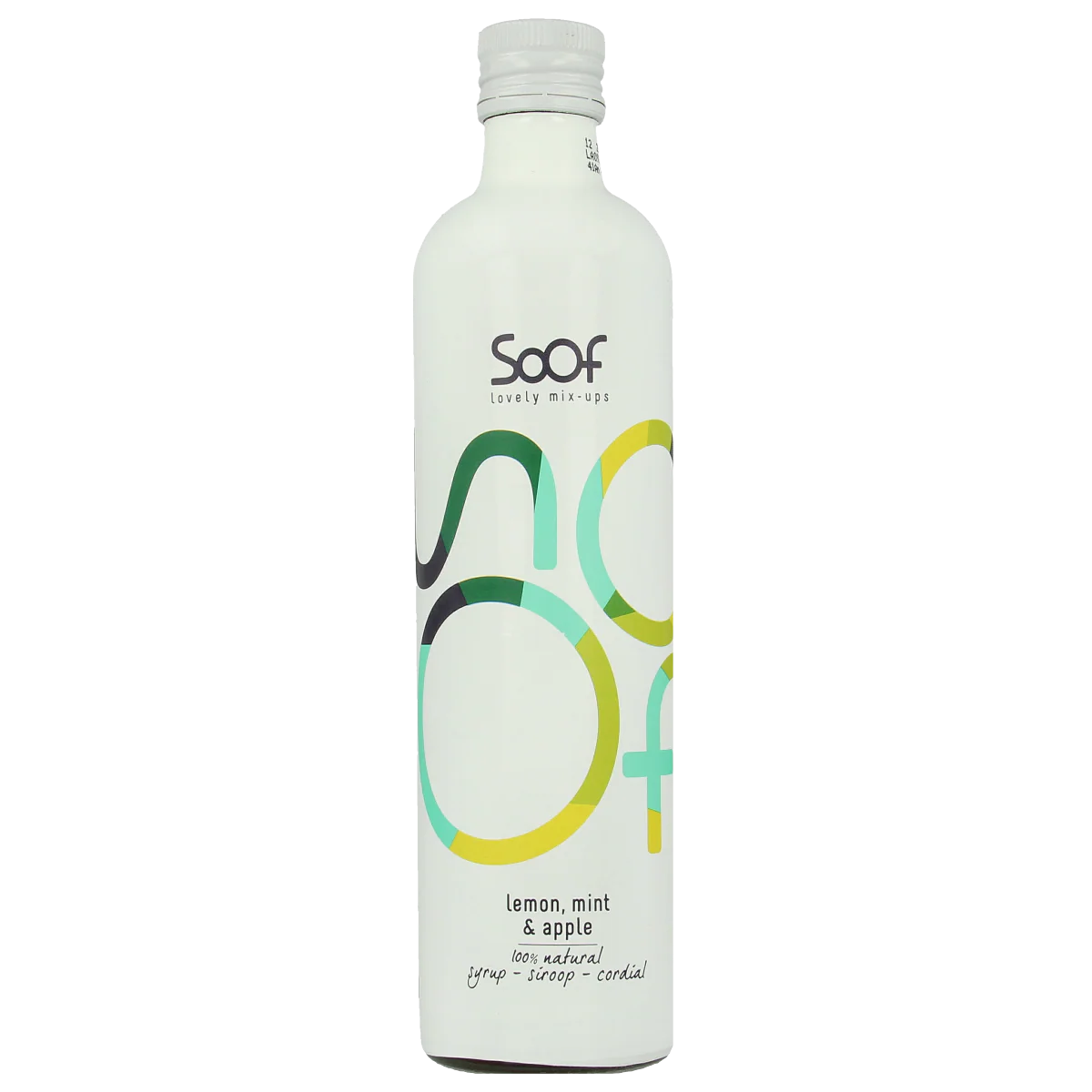 Soof Drinks Siroop citroen munt & appel 340.00 Milliliter