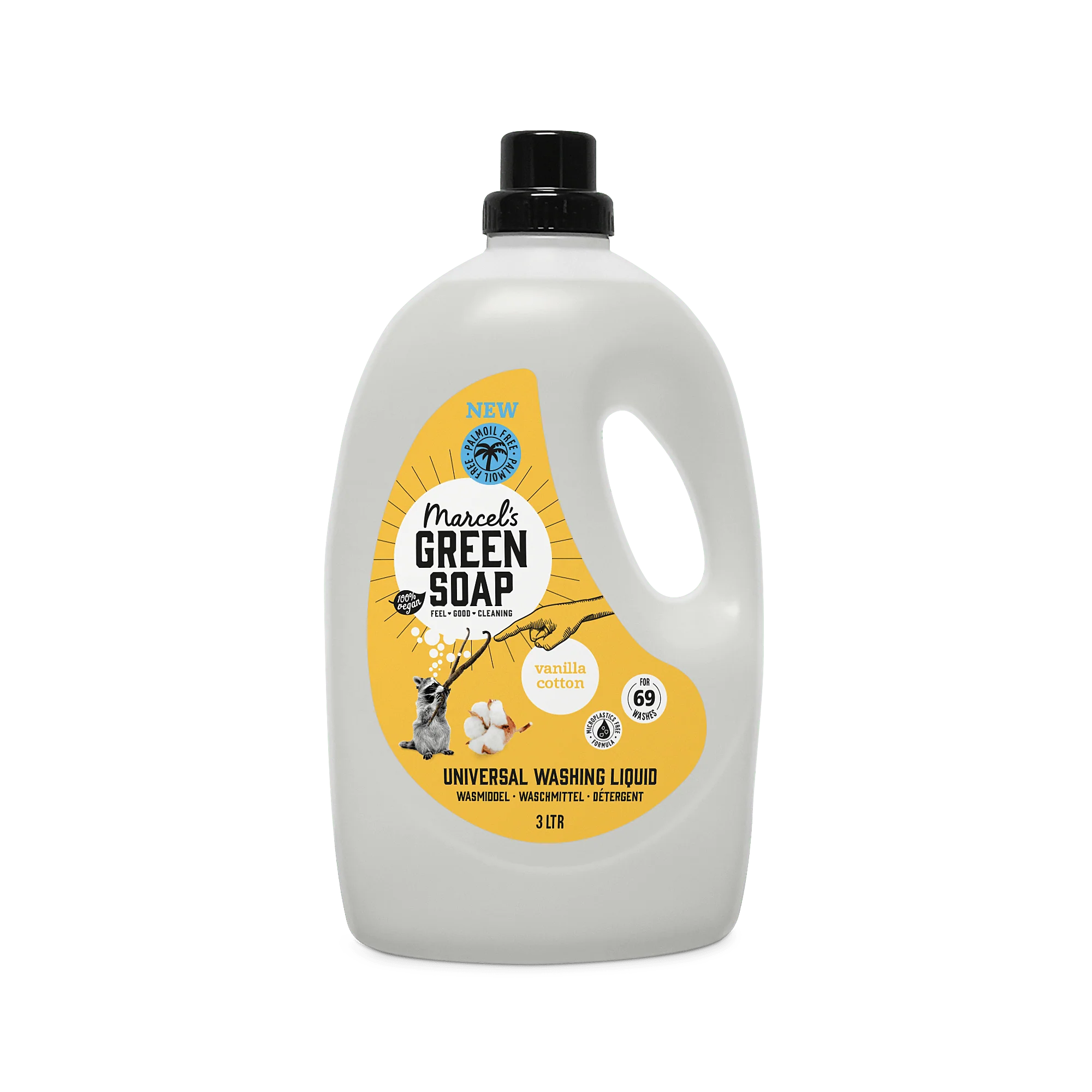 Marcel’s Green Soap Wasmiddel vanille & katoen 3000.00 Milliliter