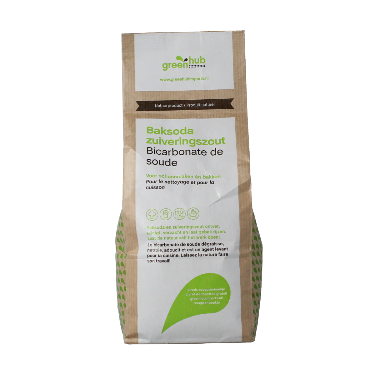 Greenhub  Baksoda/zuiveringszout 1.00 Kilogram