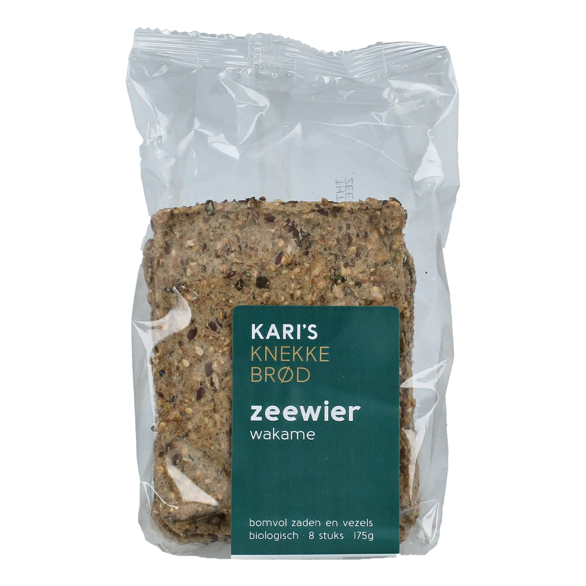 Kari’s Crackers  Knekkebrod zeewier bio 175.00 Gram