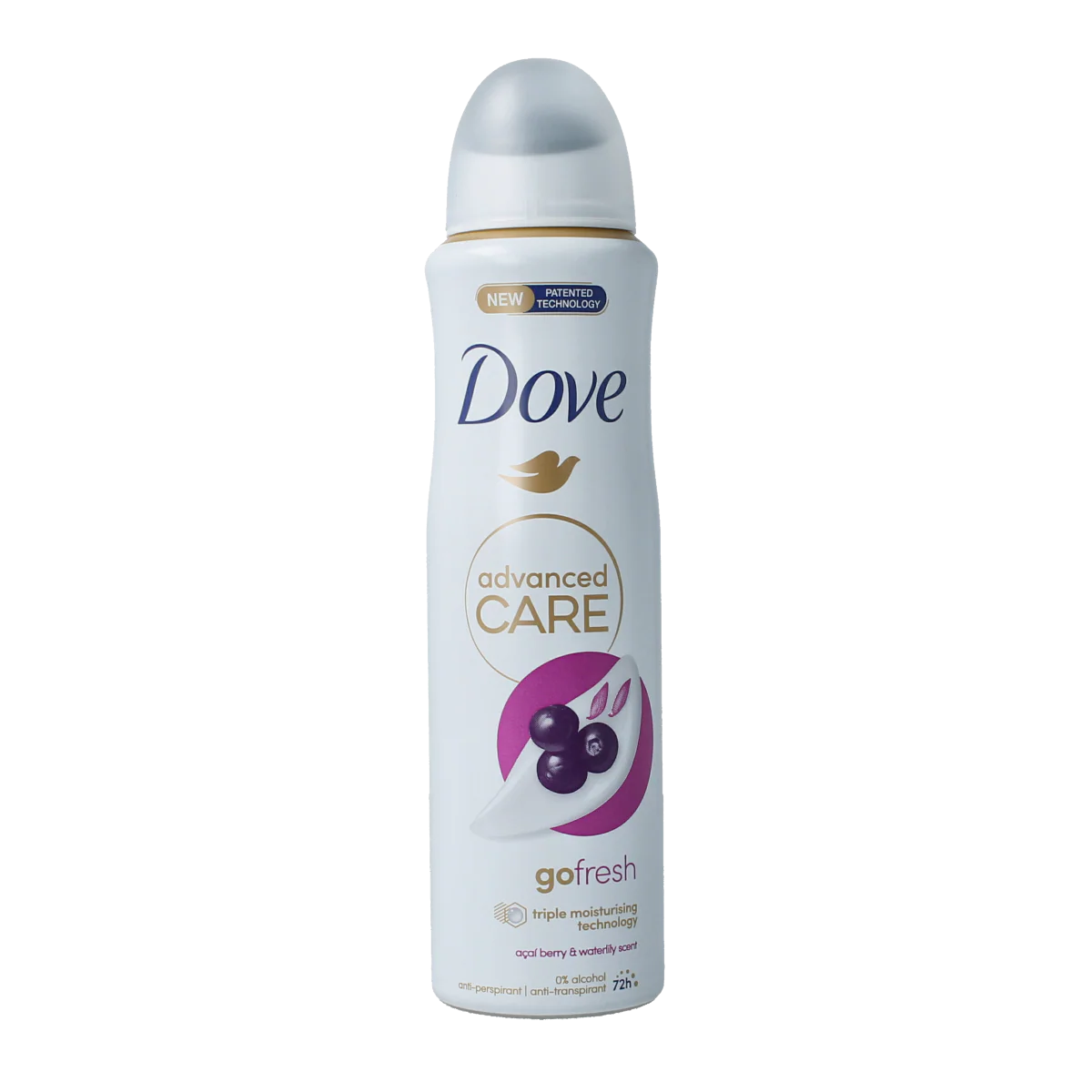 Dove Deodorant spray acai berry & water lily 150.00 Milliliter