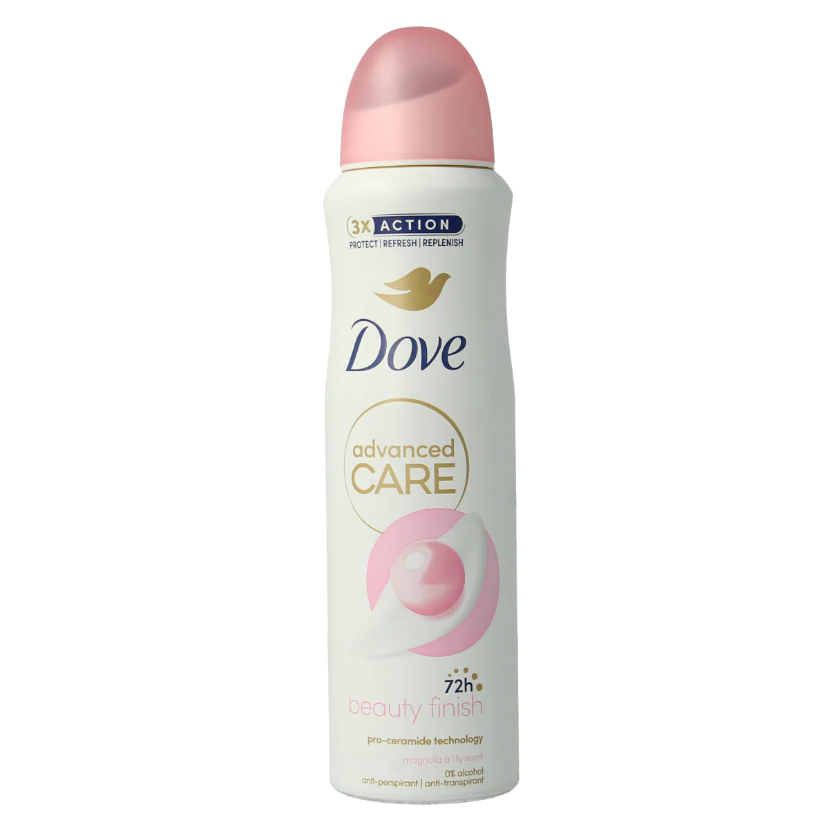 Dove Deodorant spray beauty finish 150.00 Milliliter