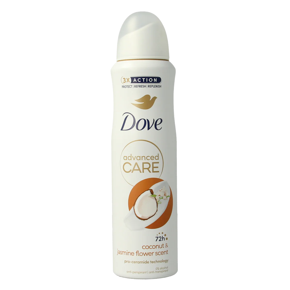 Dove Deodorant spray advanced coconut & jasmine 150.00 Milliliter