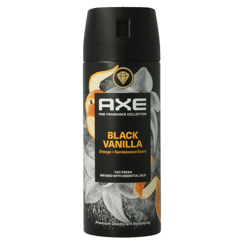 AXE Deodorant bodyspray black vanilla 150 Milliliter