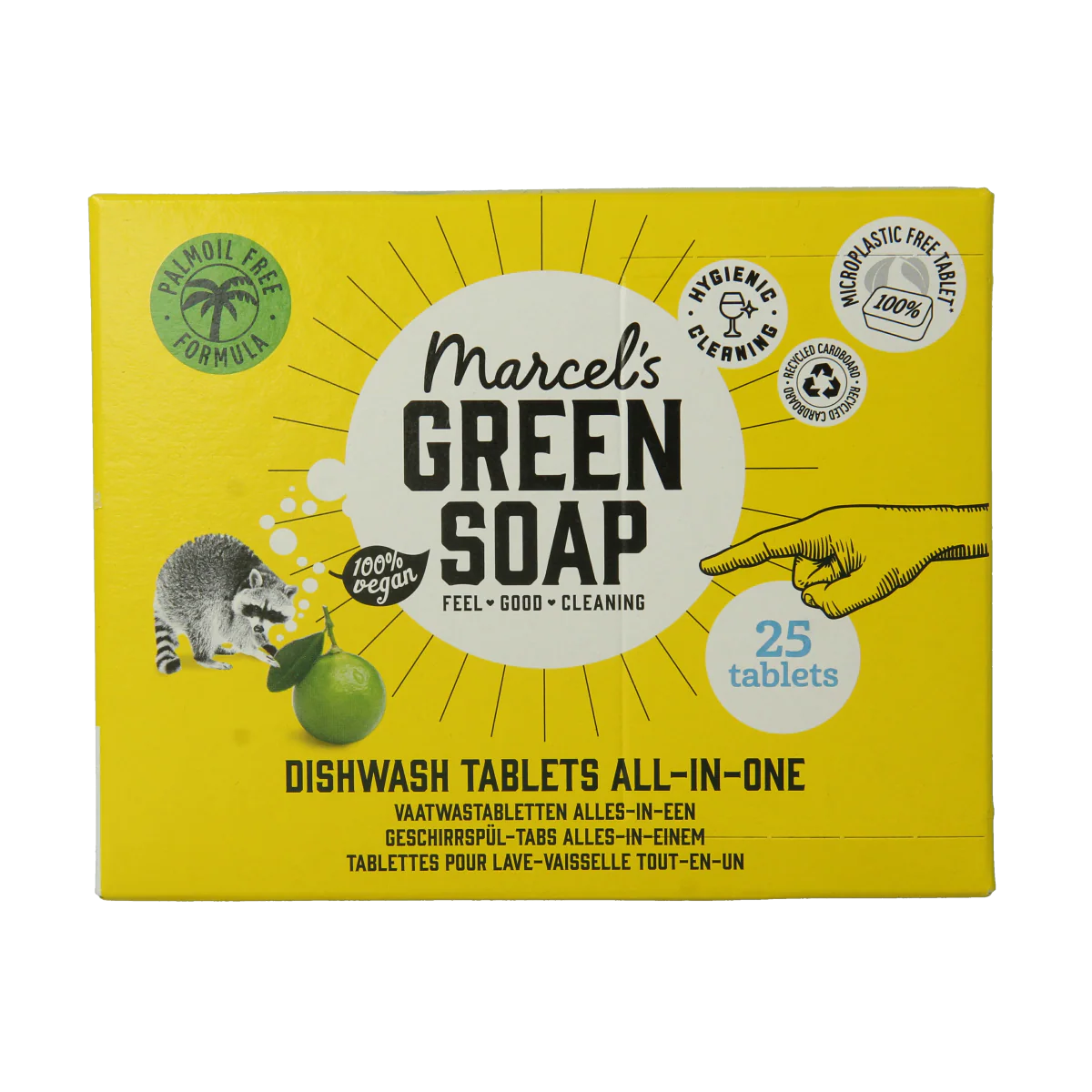 Marcel’s Green Soap Vaatwas tabletten 25.00 Stuks