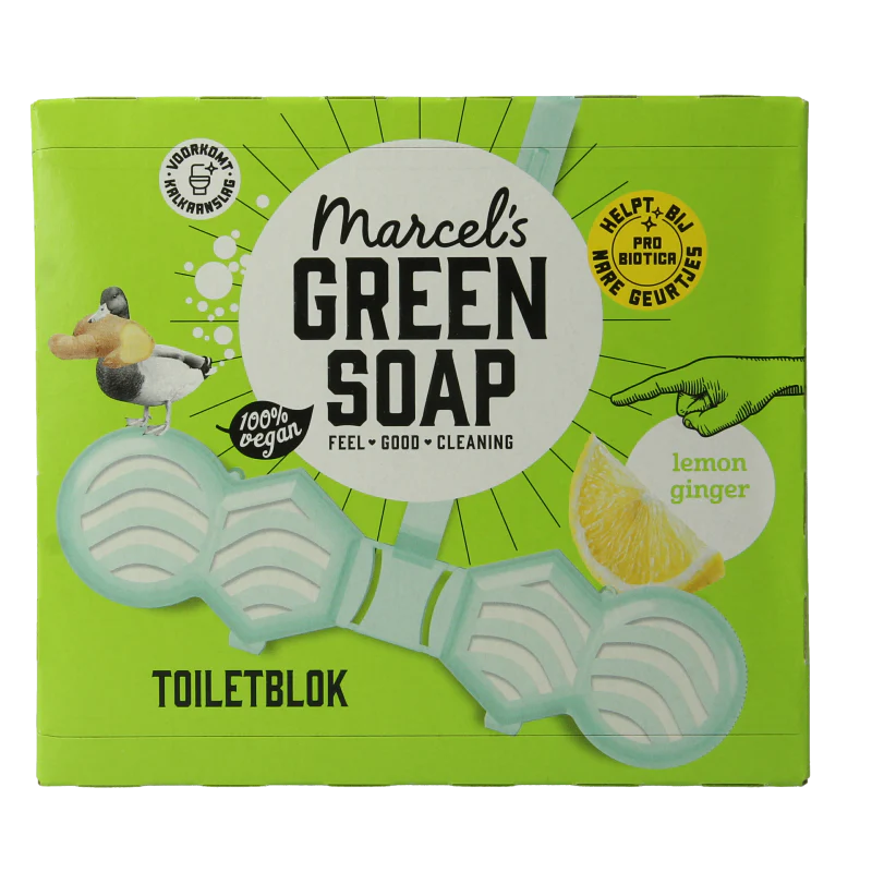Marcel’s Green Soap Toiletblok citroen & gember 35 Gram