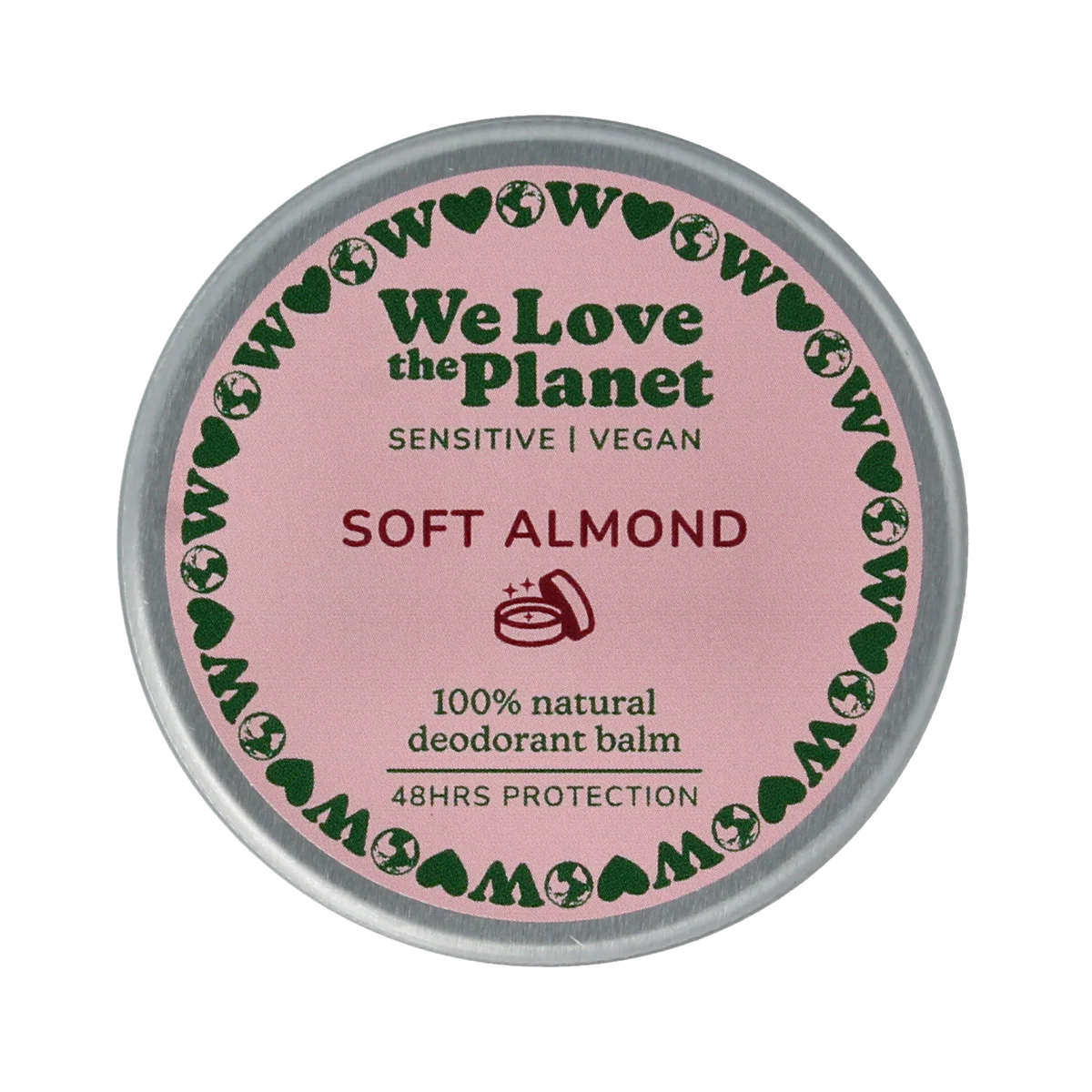 We Love Deodorant balm soft almond sensitive vegan 35.00 Gram