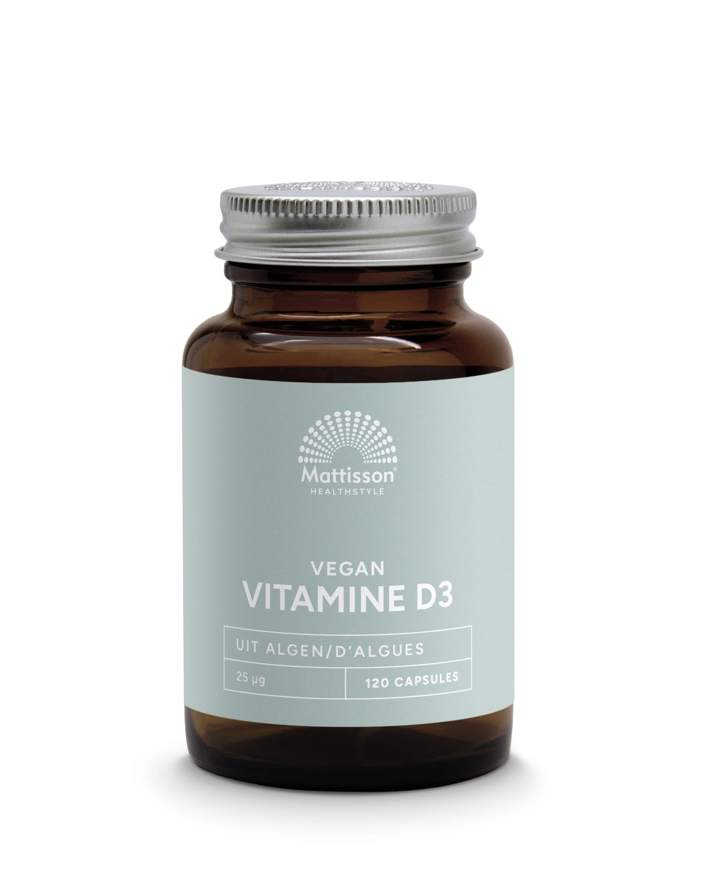 Mattisson Vegan vitamine D3 25mcg/1000IE 120.00 Vegetarische capsules