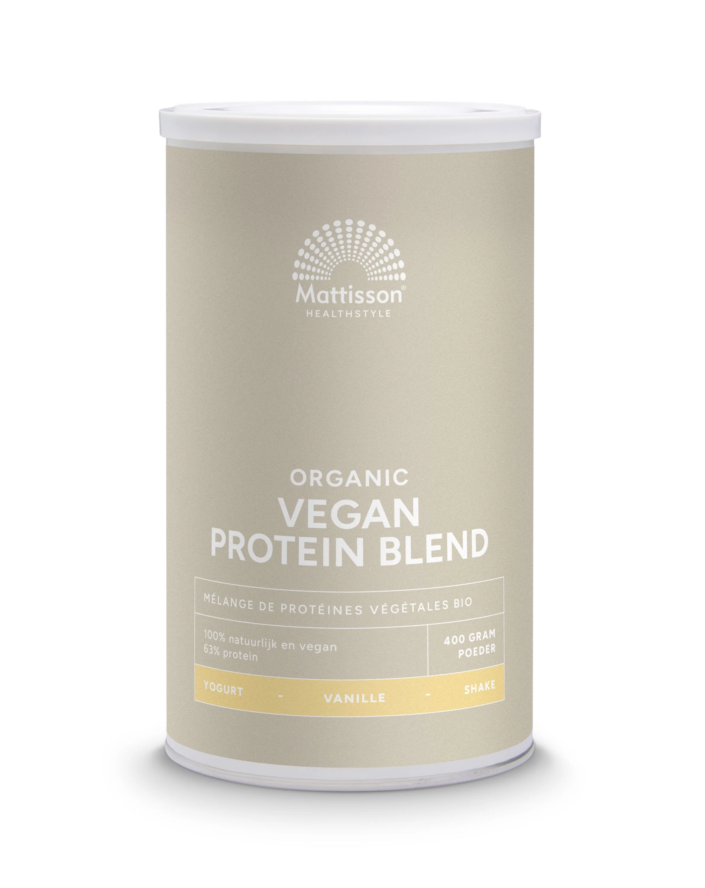 Mattisson Organic vegan protein blend vanilla 400.00 Gram