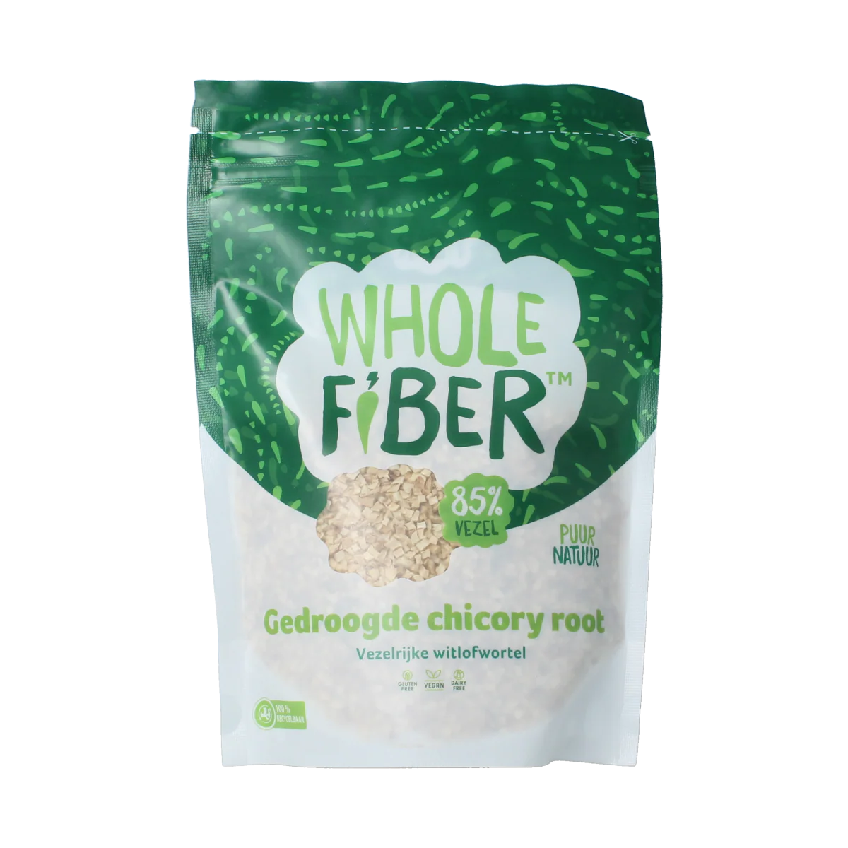 WholeFiber Gedroogde chicory root (witlofwortel) 175.00 Gram