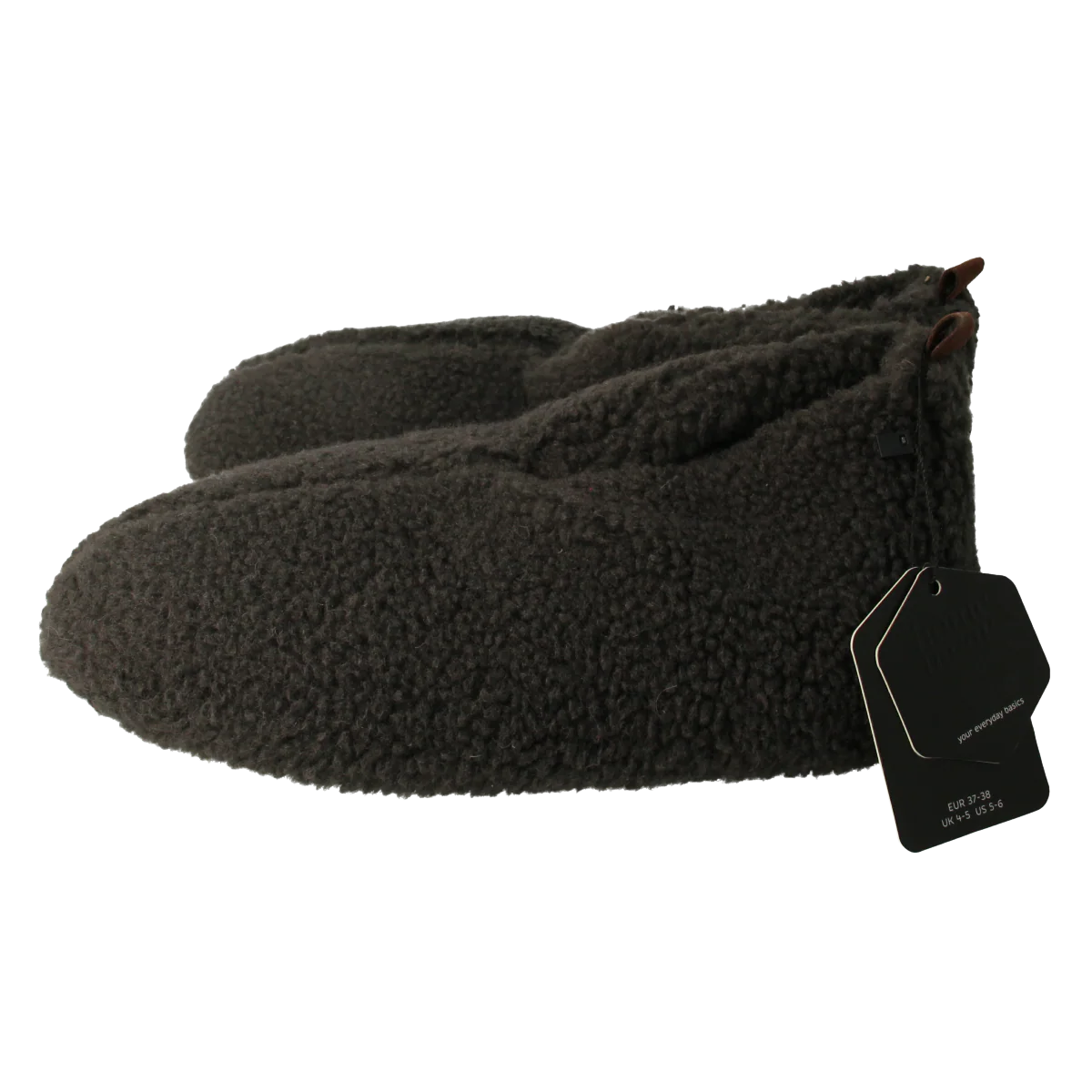 Apollo Slof dames teddy antraciet 37/38 1.00 Paar