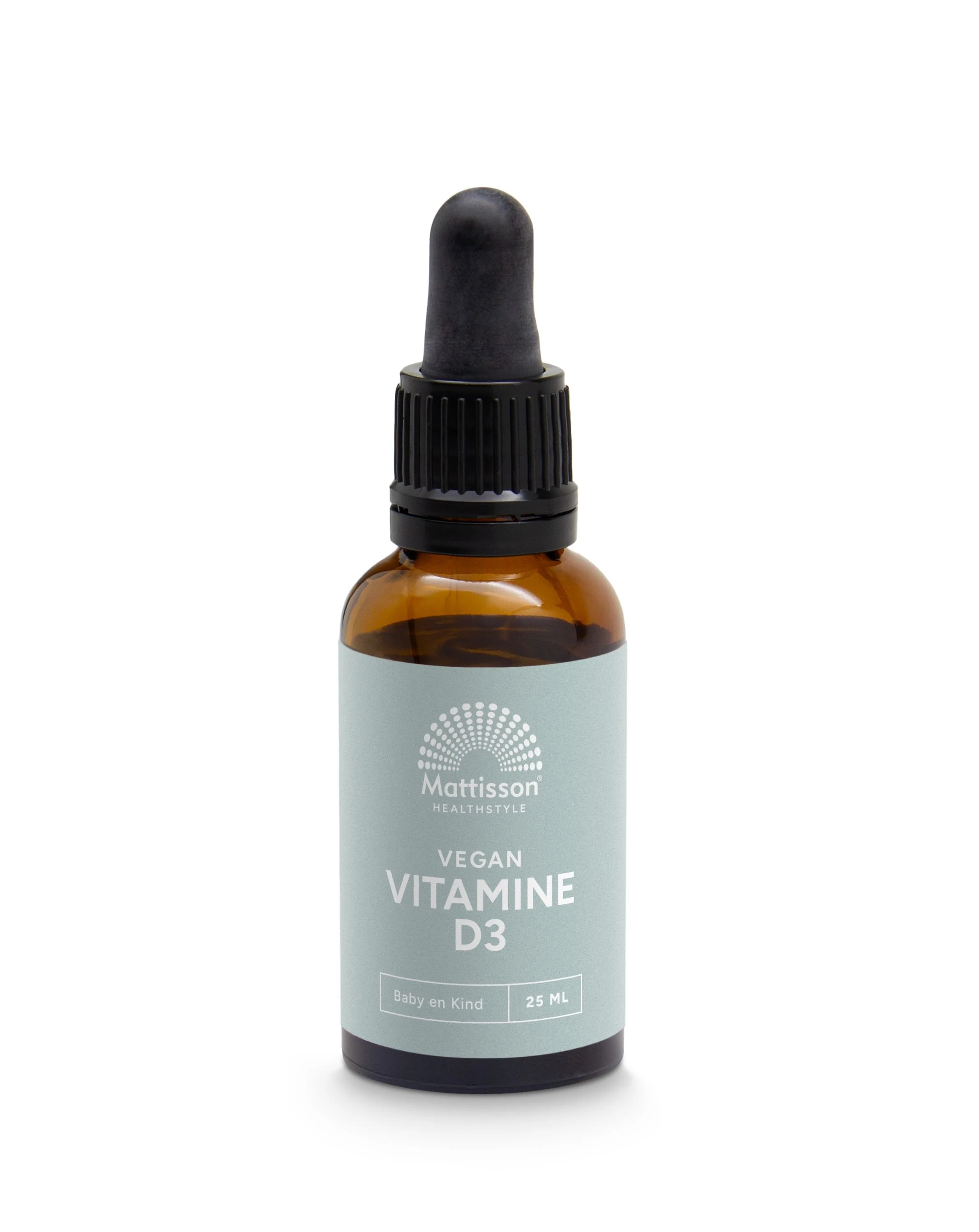 Mattisson Vitamine D3 baby & kind 10mcg vegan druppels 25.00 Milliliter