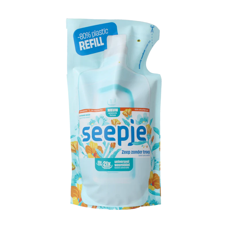 Seepje Wasmiddel universeel navulzak 945 Milliliter