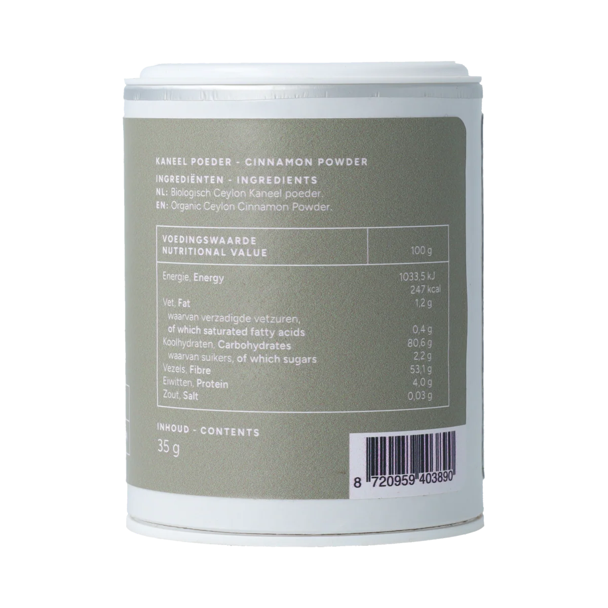 Mattisson Organic Ceylon Kaneel 35.00 Gram