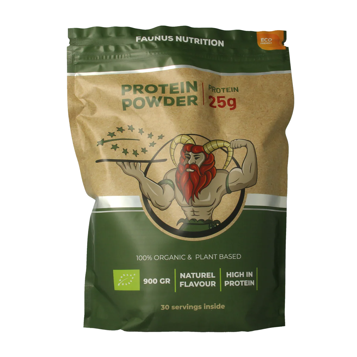 Faunus Nutrition Proteine gefermenteerd naturel bio 900.00 Gram