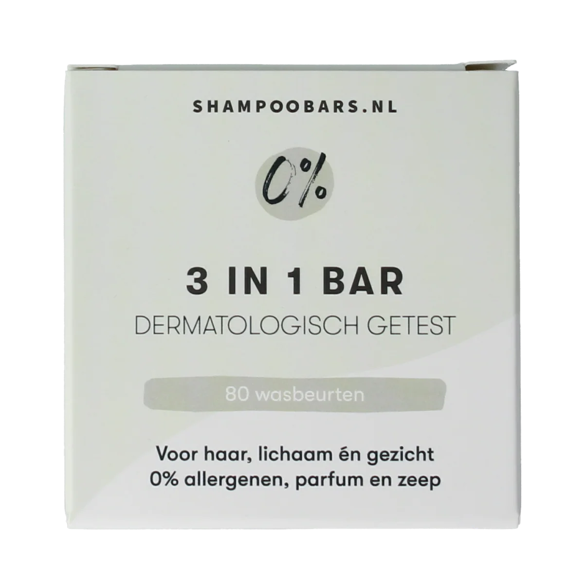 Shampoobars Bar 0%  3-in-1 neutraal 60.00 Gram