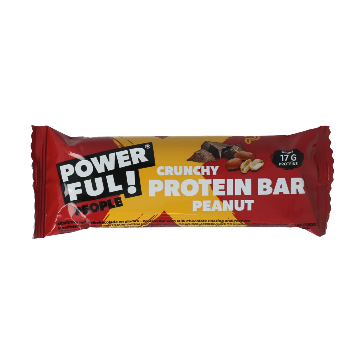 Powerful People  Proteine reep peanut 55.00 Gram