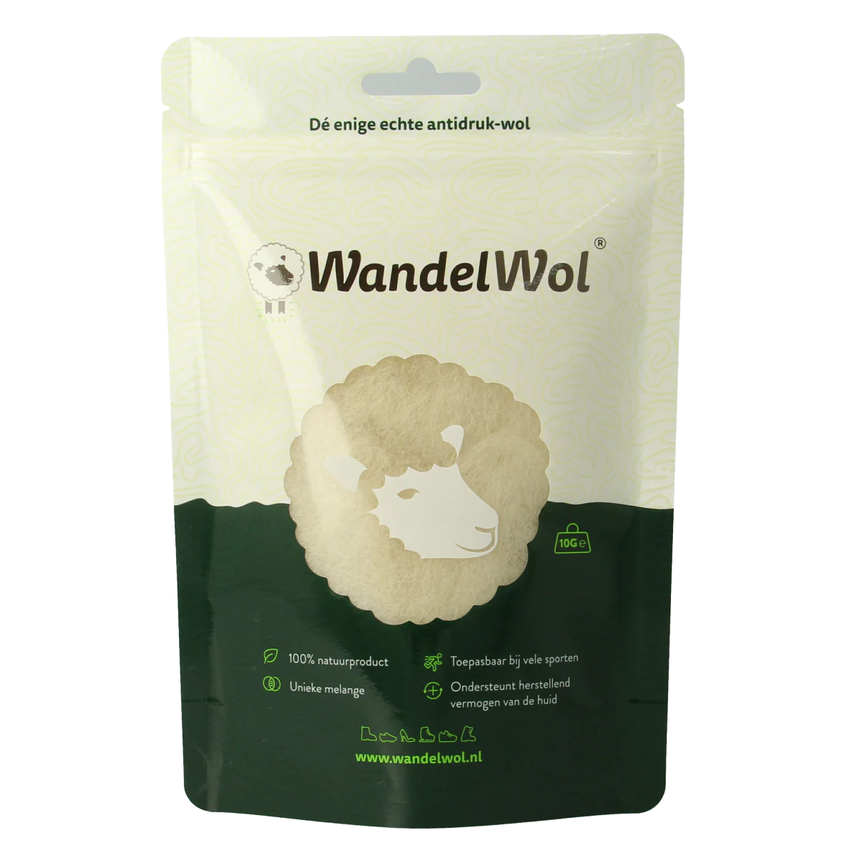Wandelwol Antidruk-wol 10.00 Gram