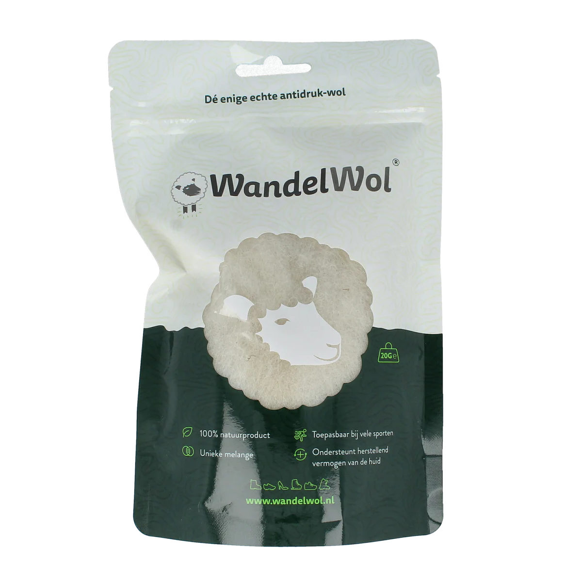 Wandelwol Antidruk-wol 20.00 Gram