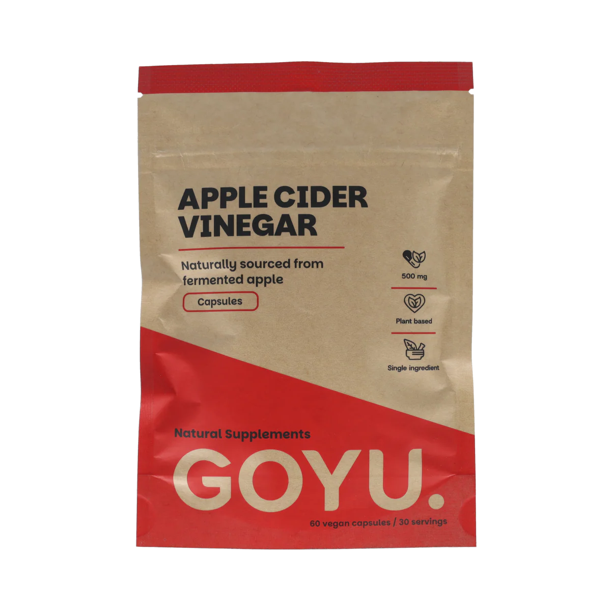 Goyu Appelazijn 500mg 60.00 Vegetarische capsules