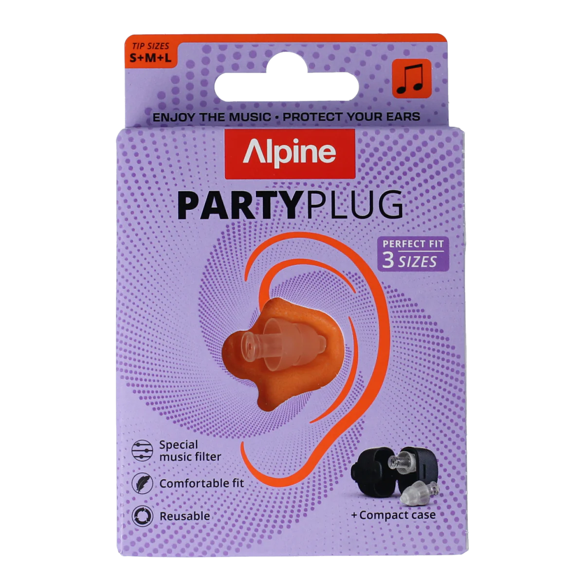 Alpine Partyplug transparant 1.00 Paar
