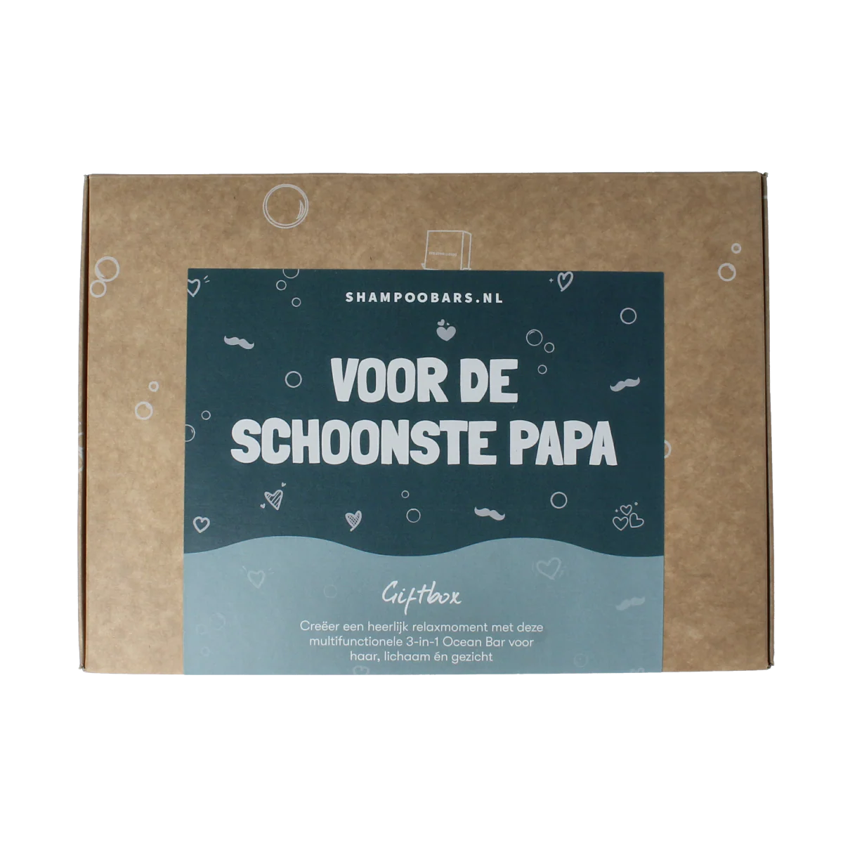 Shampoobars Giftbox voor de schoonste papa 1.00 Set