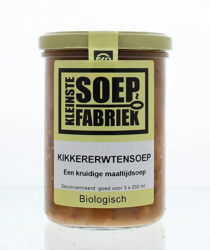 Kleinstesoepfabriek Kikkererwtensoep bio 400.00 Milliliter