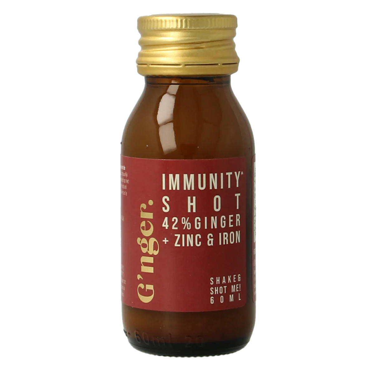 G’nger Shot gember vruchtensap immunity 60.00 Milliliter
