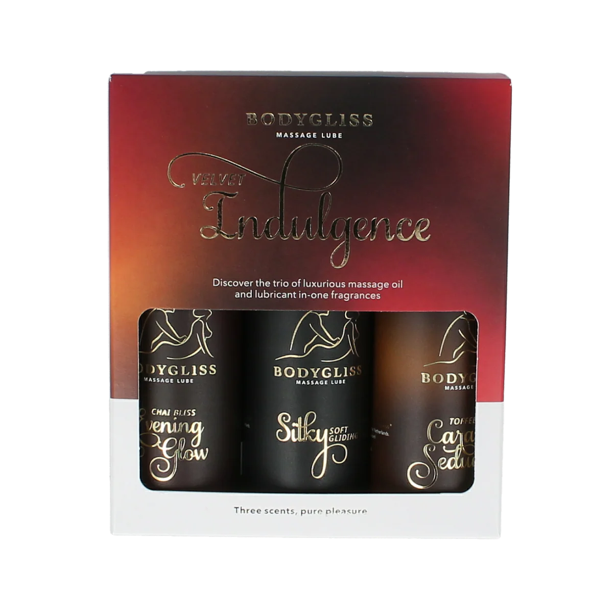 Bodygliss Velvet indulging three-pack travel edition 150.00 Milliliter