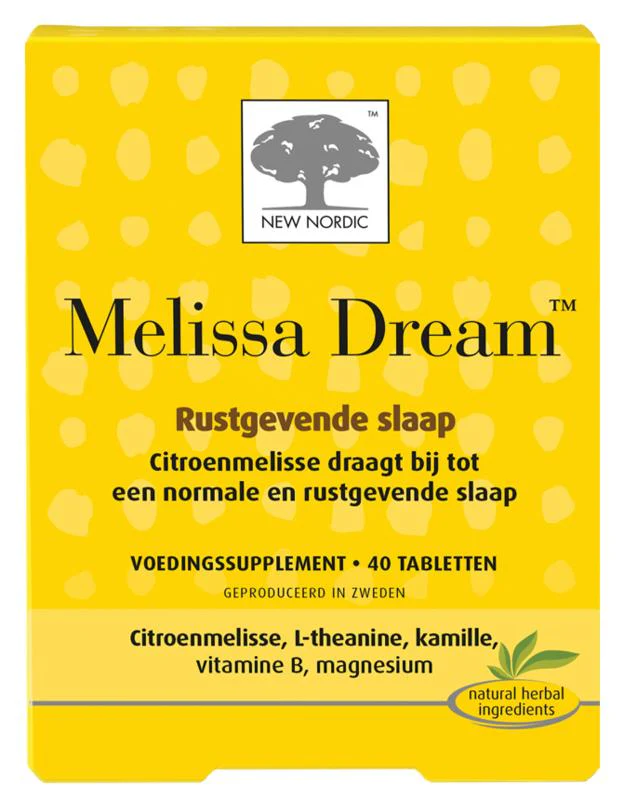 New Nordic Melissa dream 40.00 Tabletten