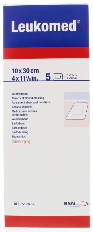 Leukomed Wondverband 10.0 x 30cm steriel 5.00 Stuks