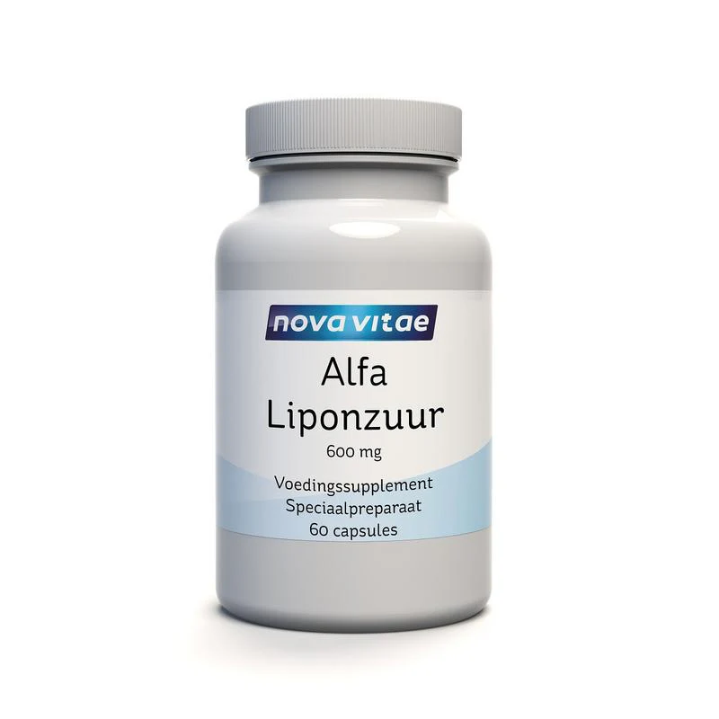 Nova Vitae Alfa liponzuur 600 mg 60.00 Capsules
