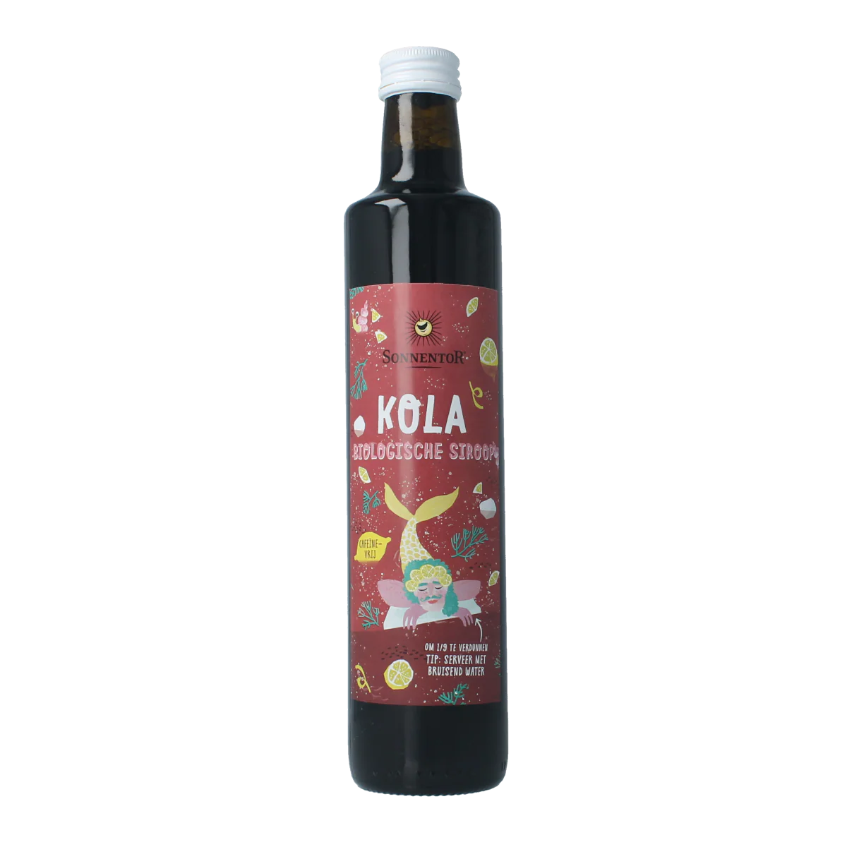 Sonnentor Kola cafeinevrij siroop alcoholvrij bio 500.00 Milliliter