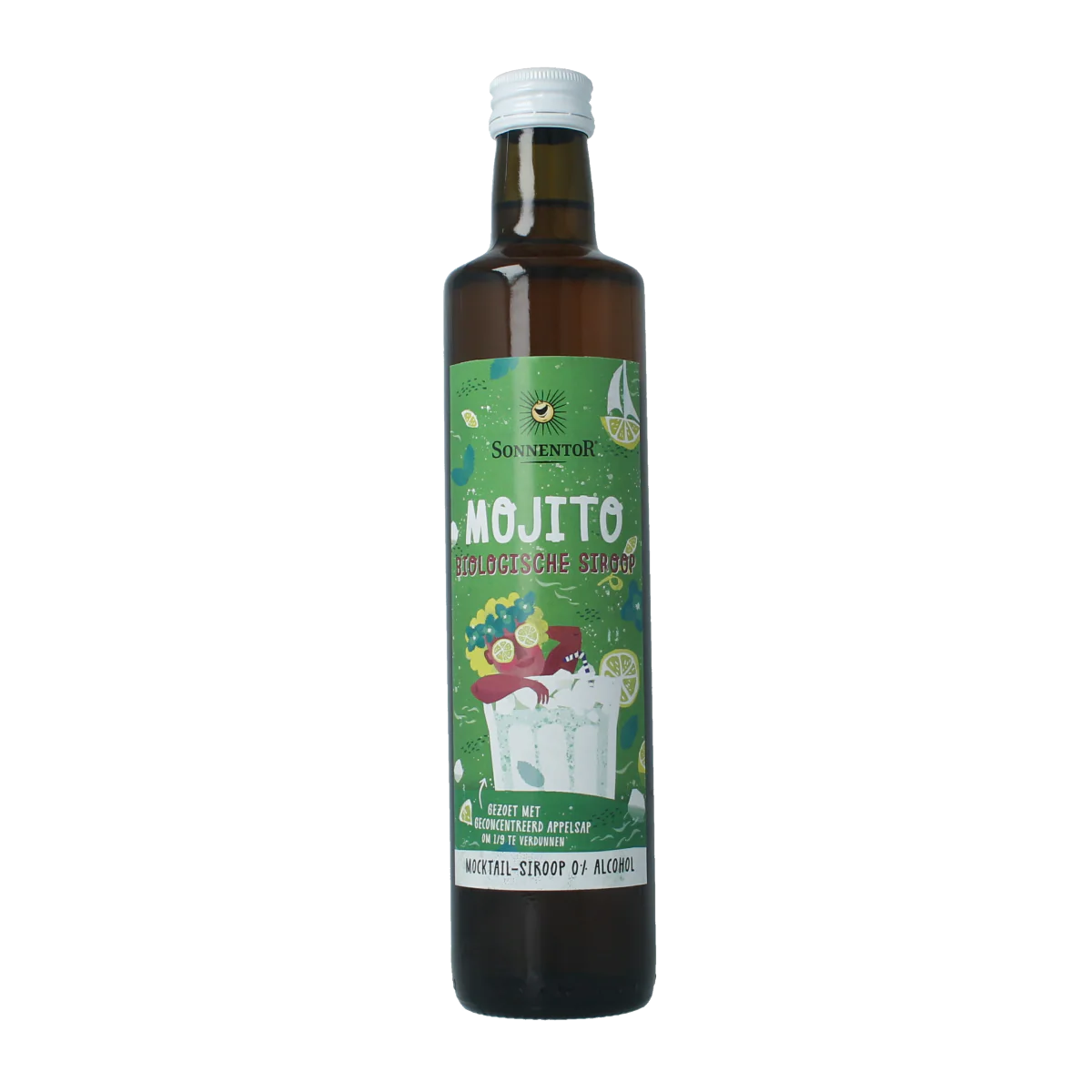 Sonnentor Mojito mocktail siroop alcoholvrij bio 500 Milliliter